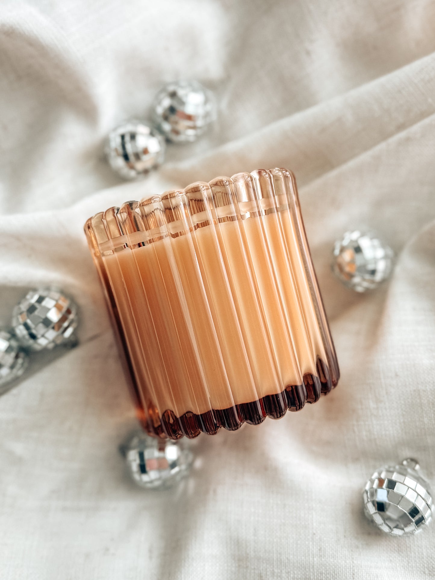 Gingerbread Cookie Ribbed Scented Candle