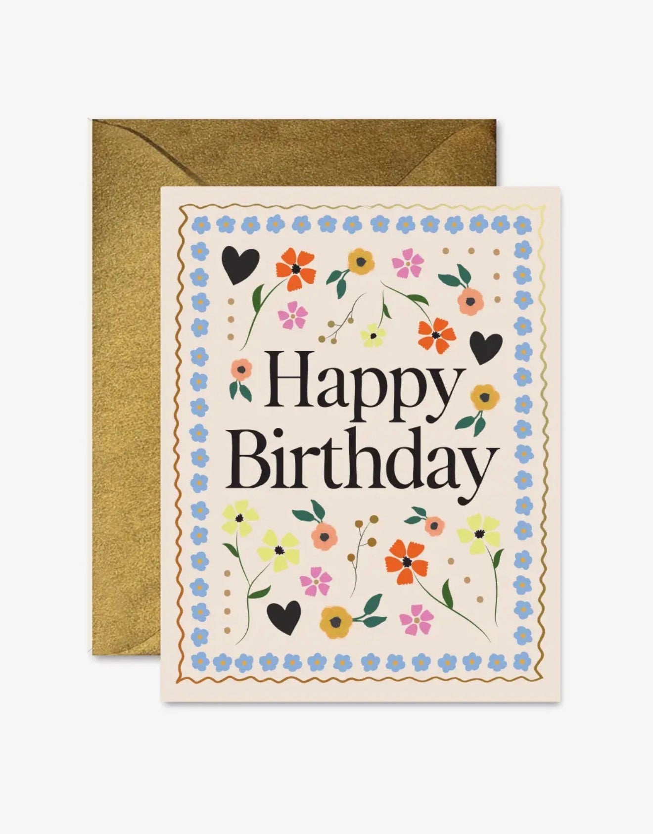 Greeting Card - Mosaic Birthday Floral