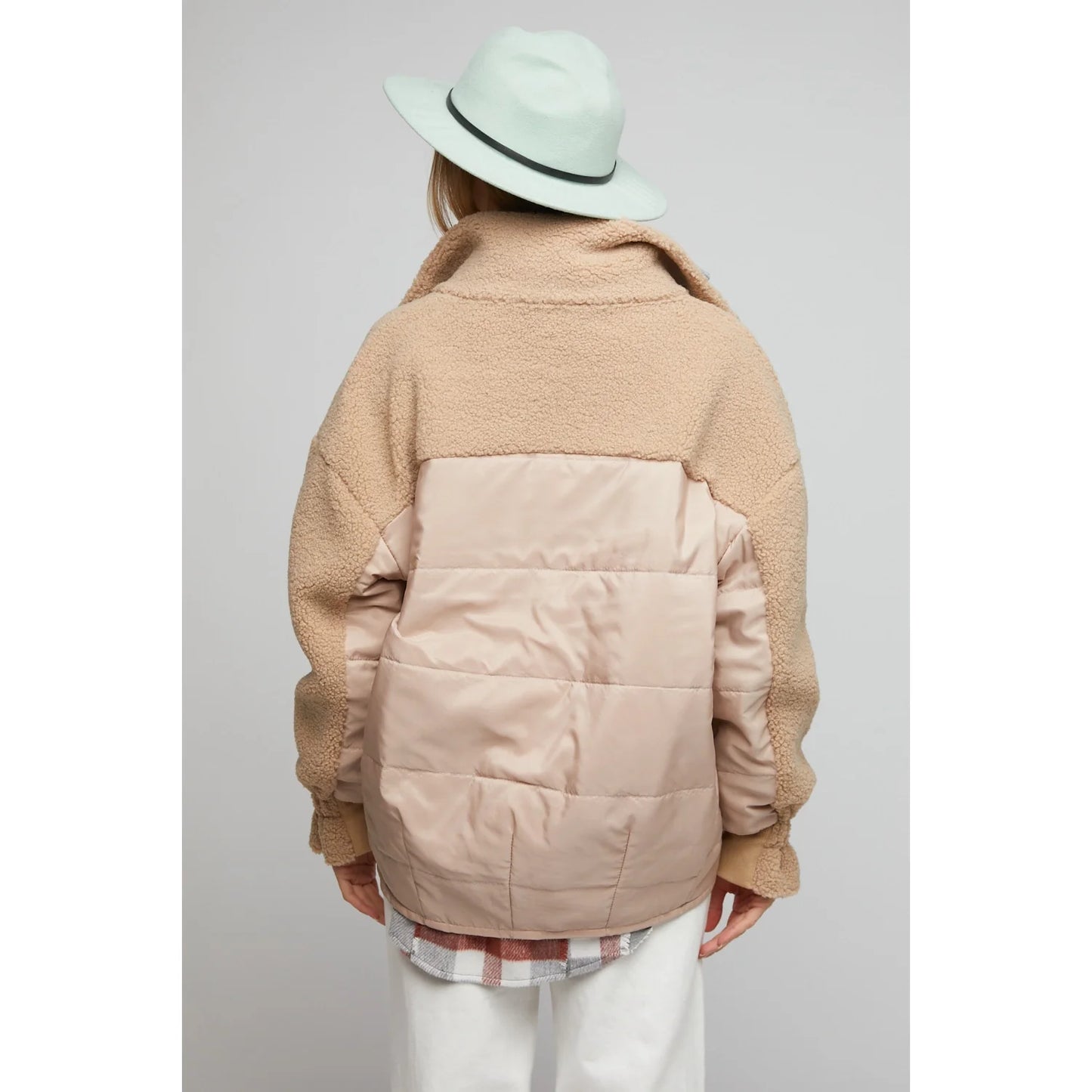 Moonchild CURVE - Mocha Button Down Jacket