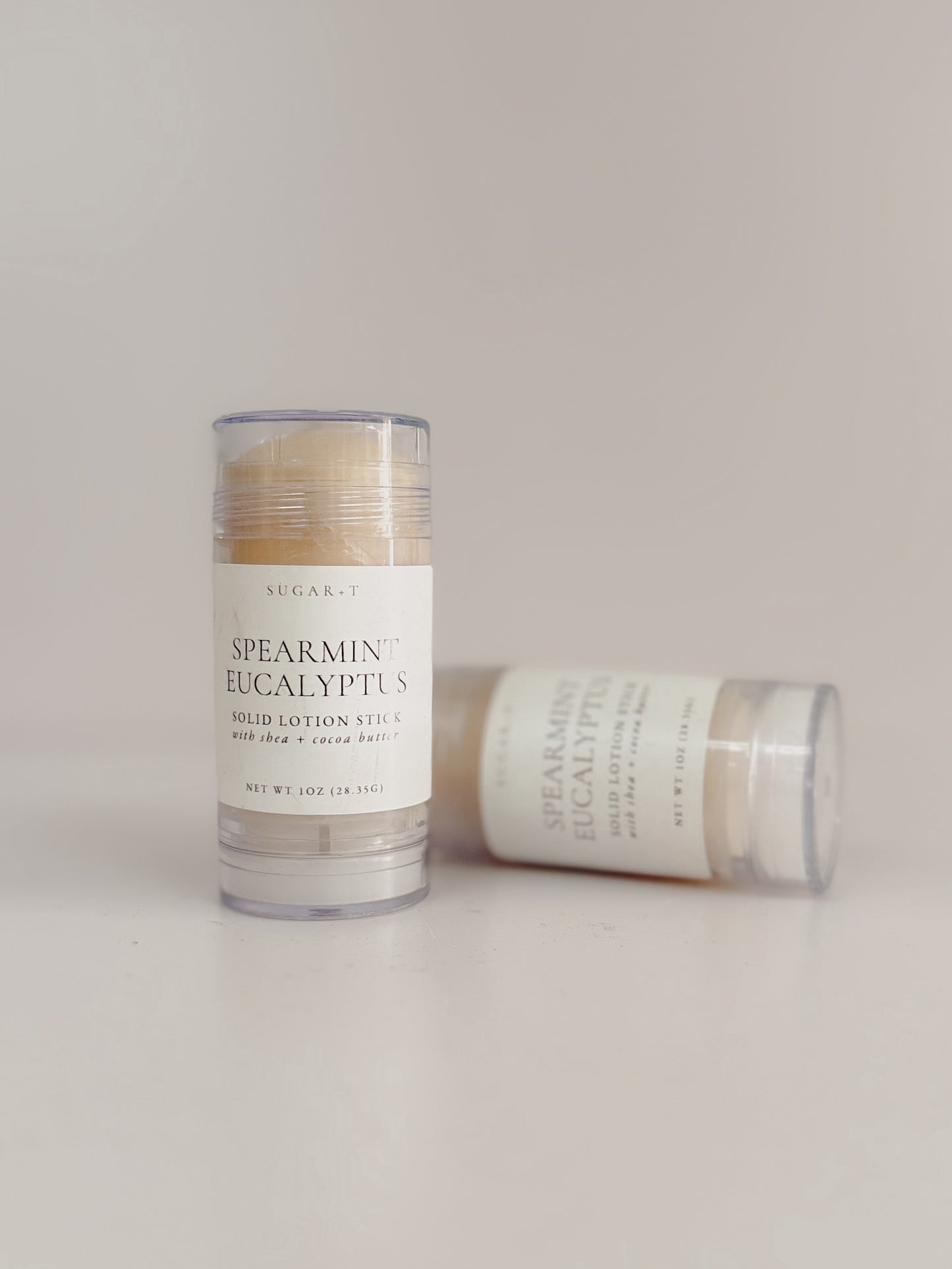 Spearmint Eucalyptus Solid Lotion Stick