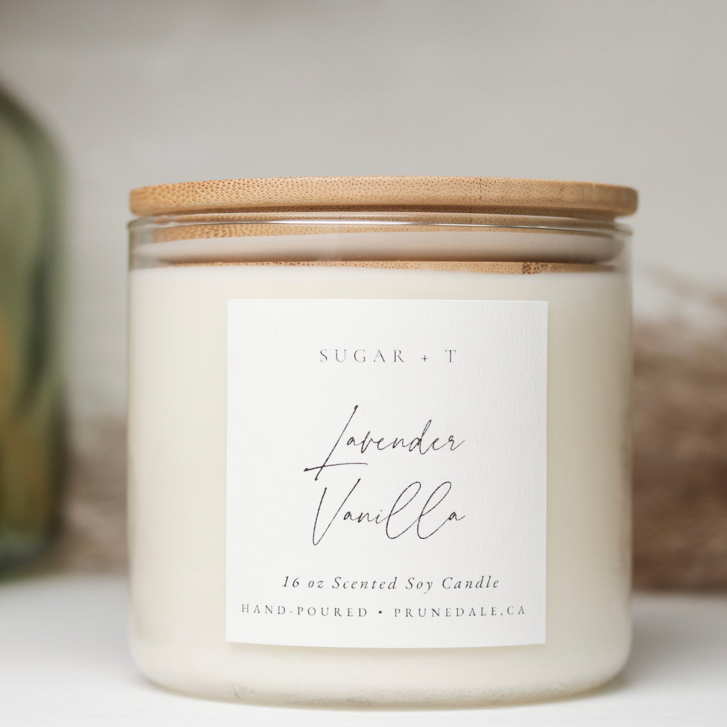 Lavender Vanilla Scented Candle