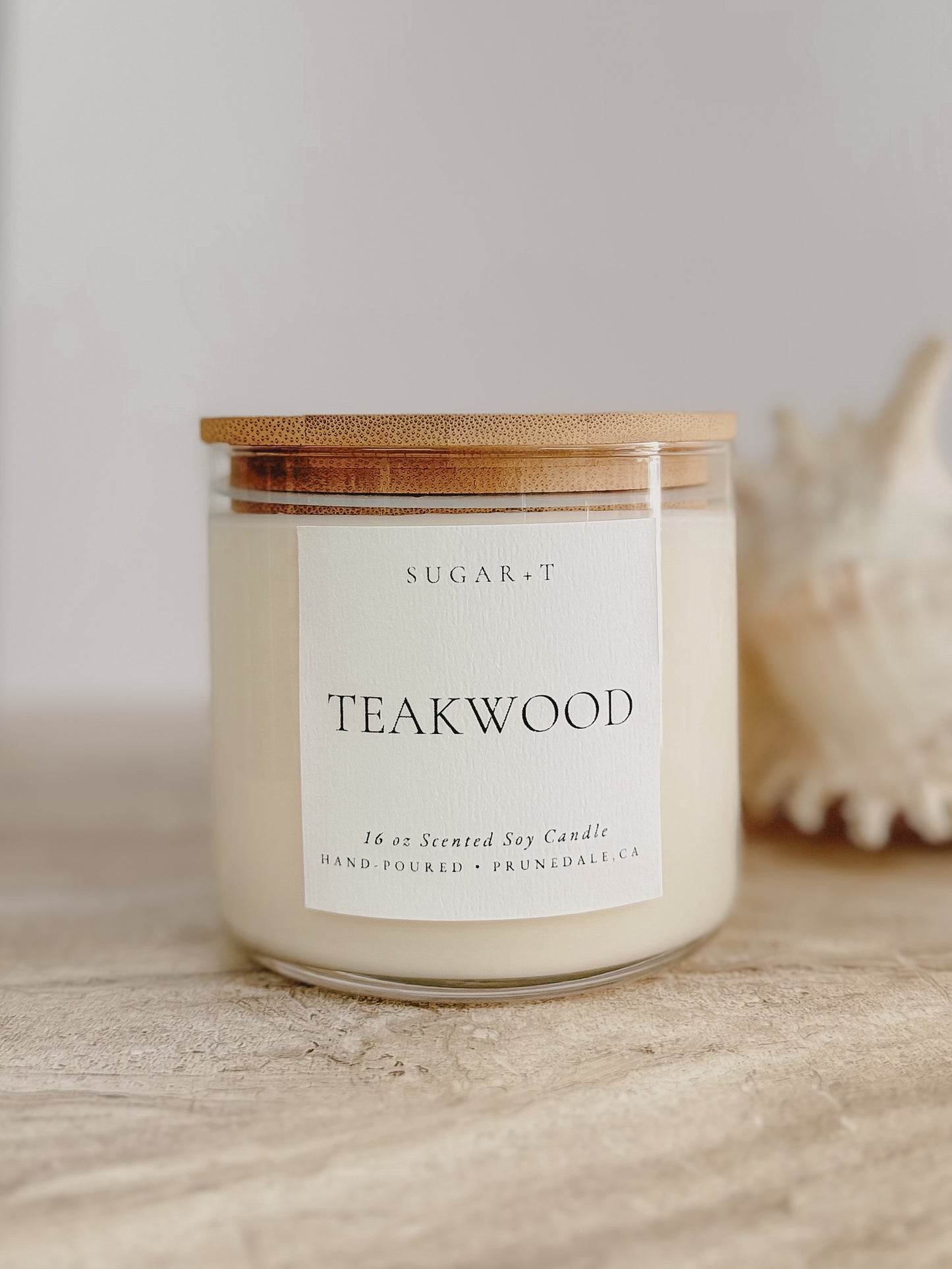 Teakwood Scented Candle