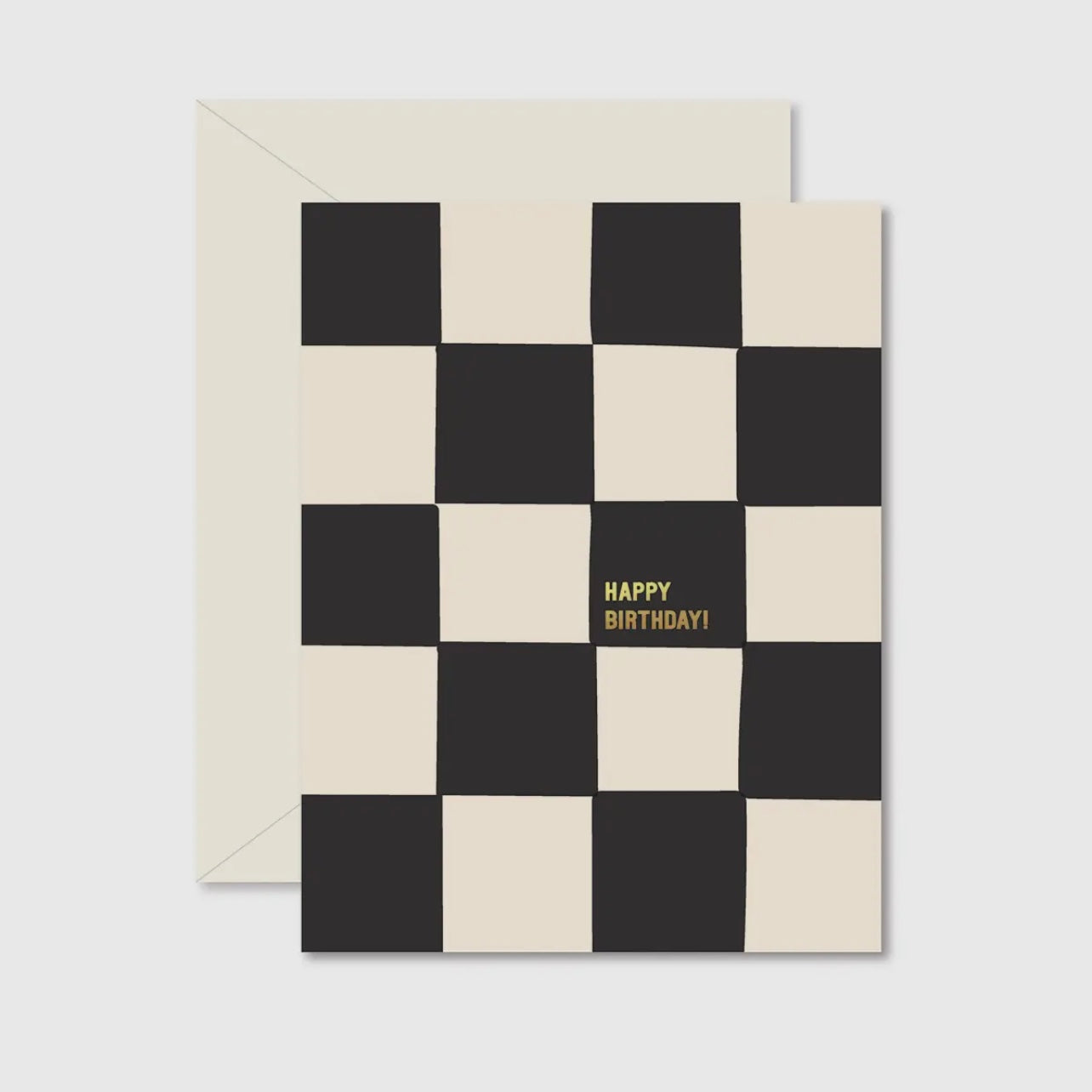 Greeting Card - Birthday Checkered