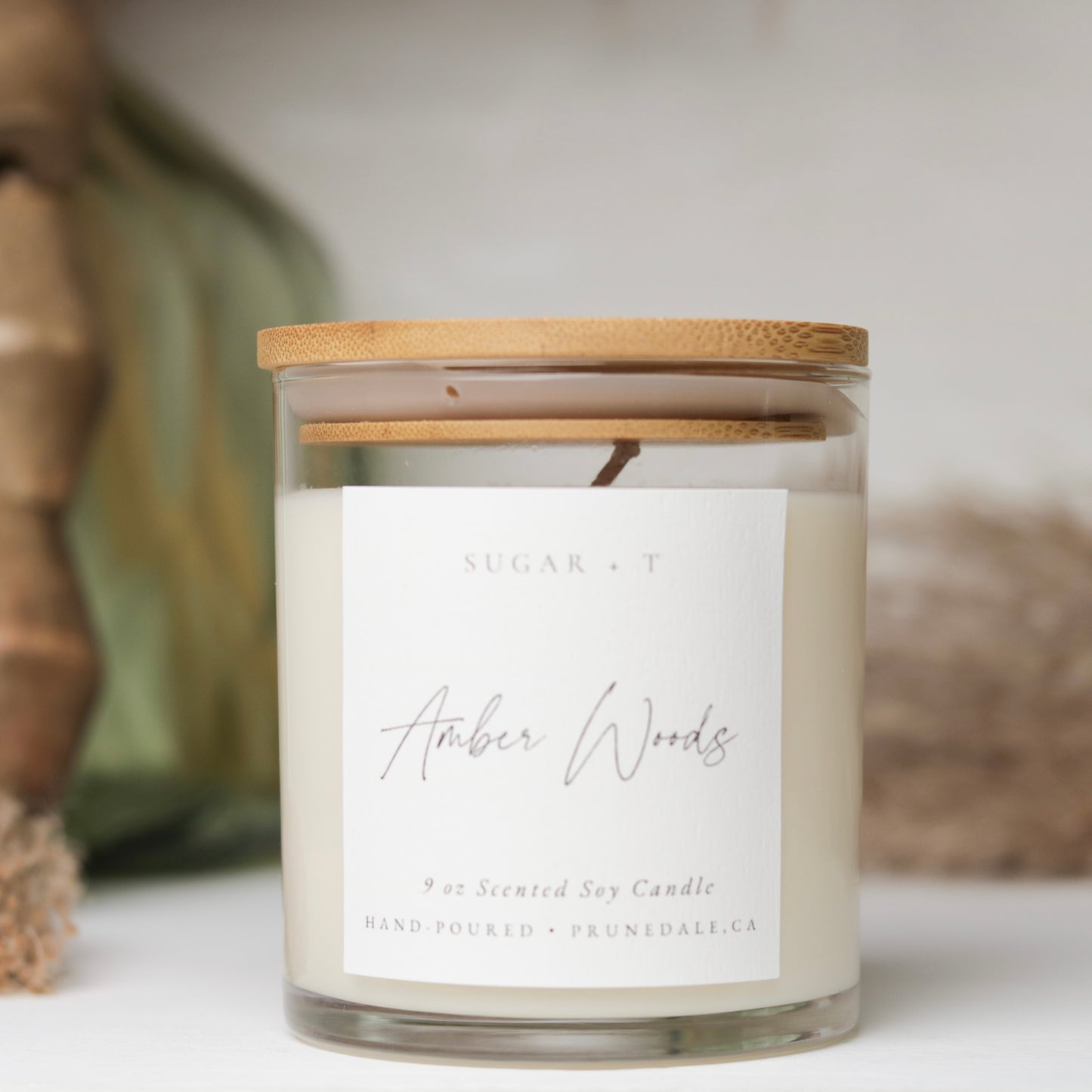Amber Woods Scented Candle