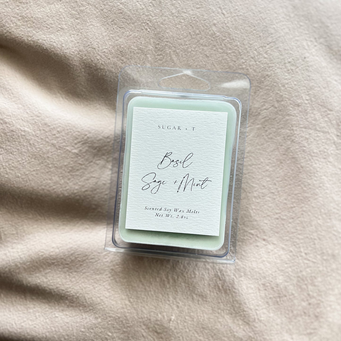Basil, Sage + Mint Scented Wax Melt