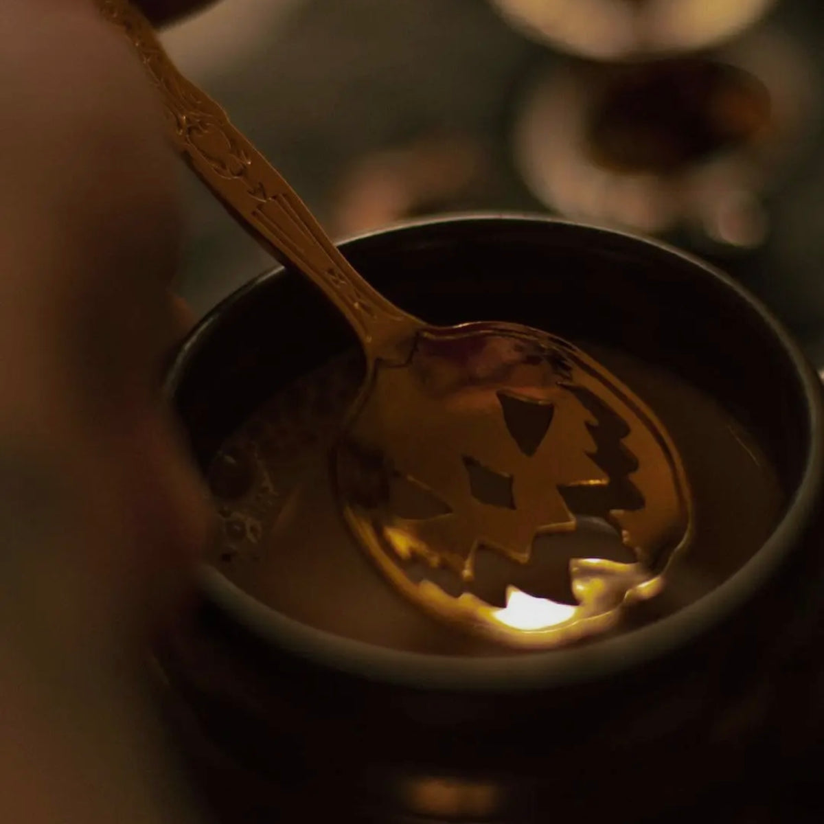 Haunted Hallows Tea Spoon - Gold