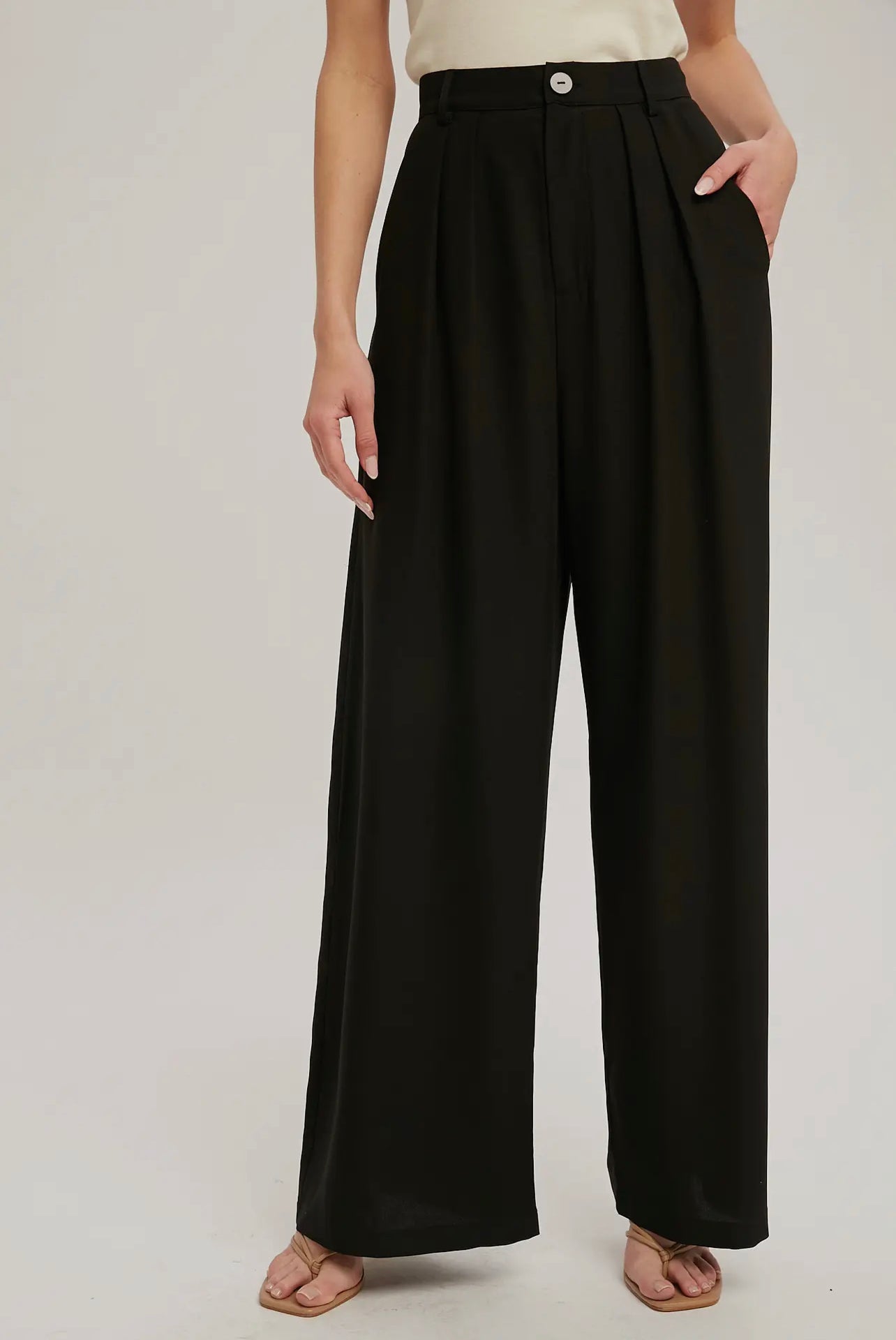 Moonchild - Black Wide Leg Trousers