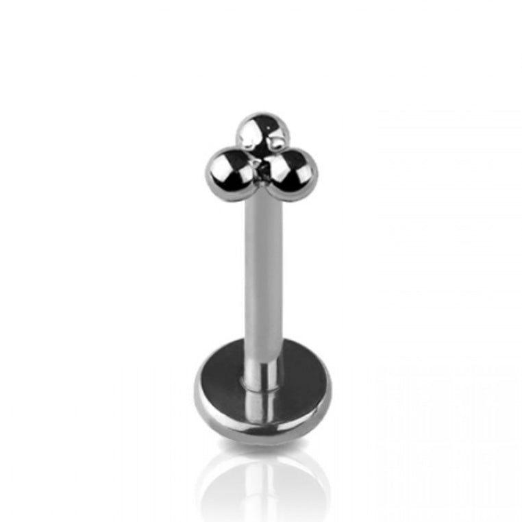 Trio Titanium Flat Back Labret