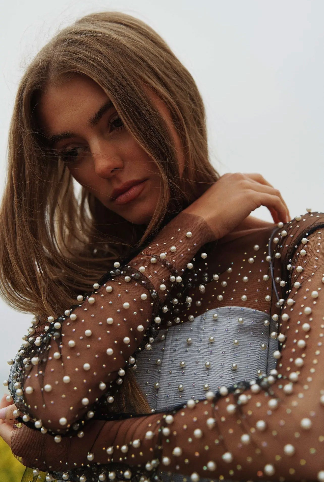 Moonchild - Black Pearl Mesh Top