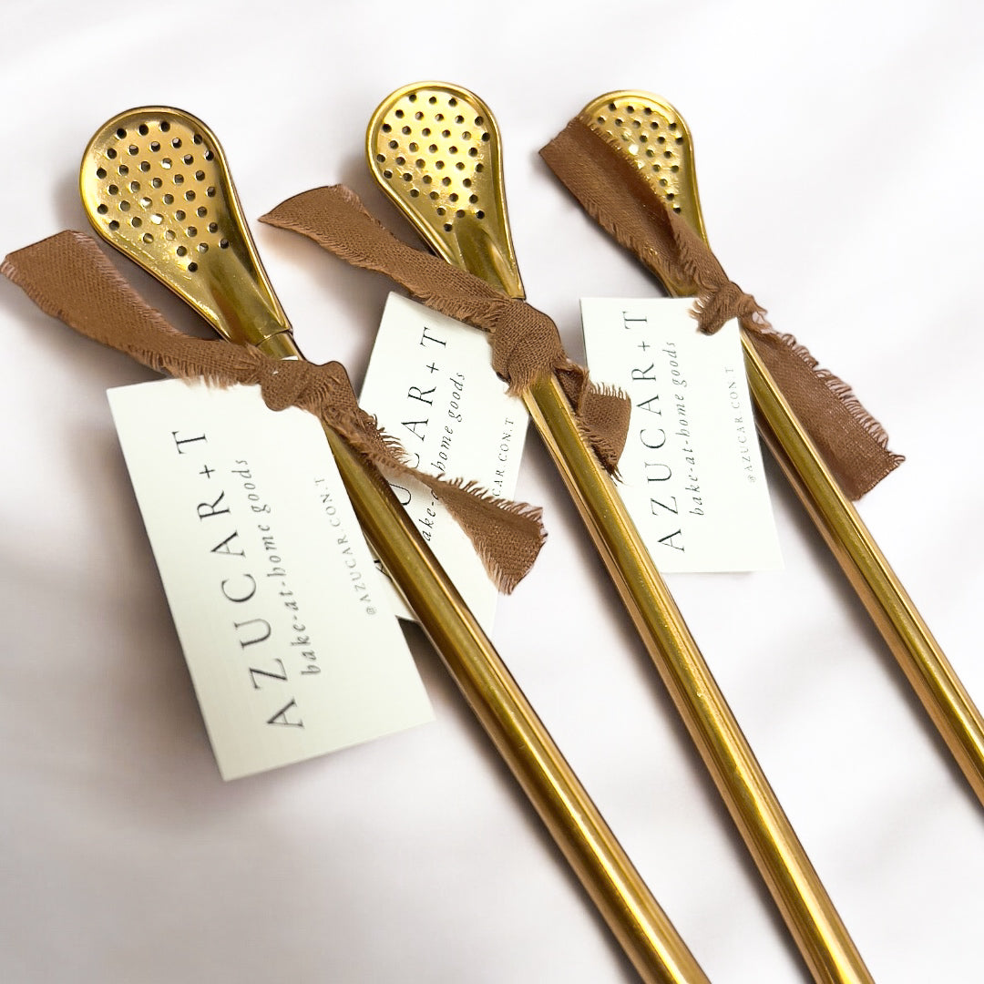 Azucarcont - Gold Tea Straw