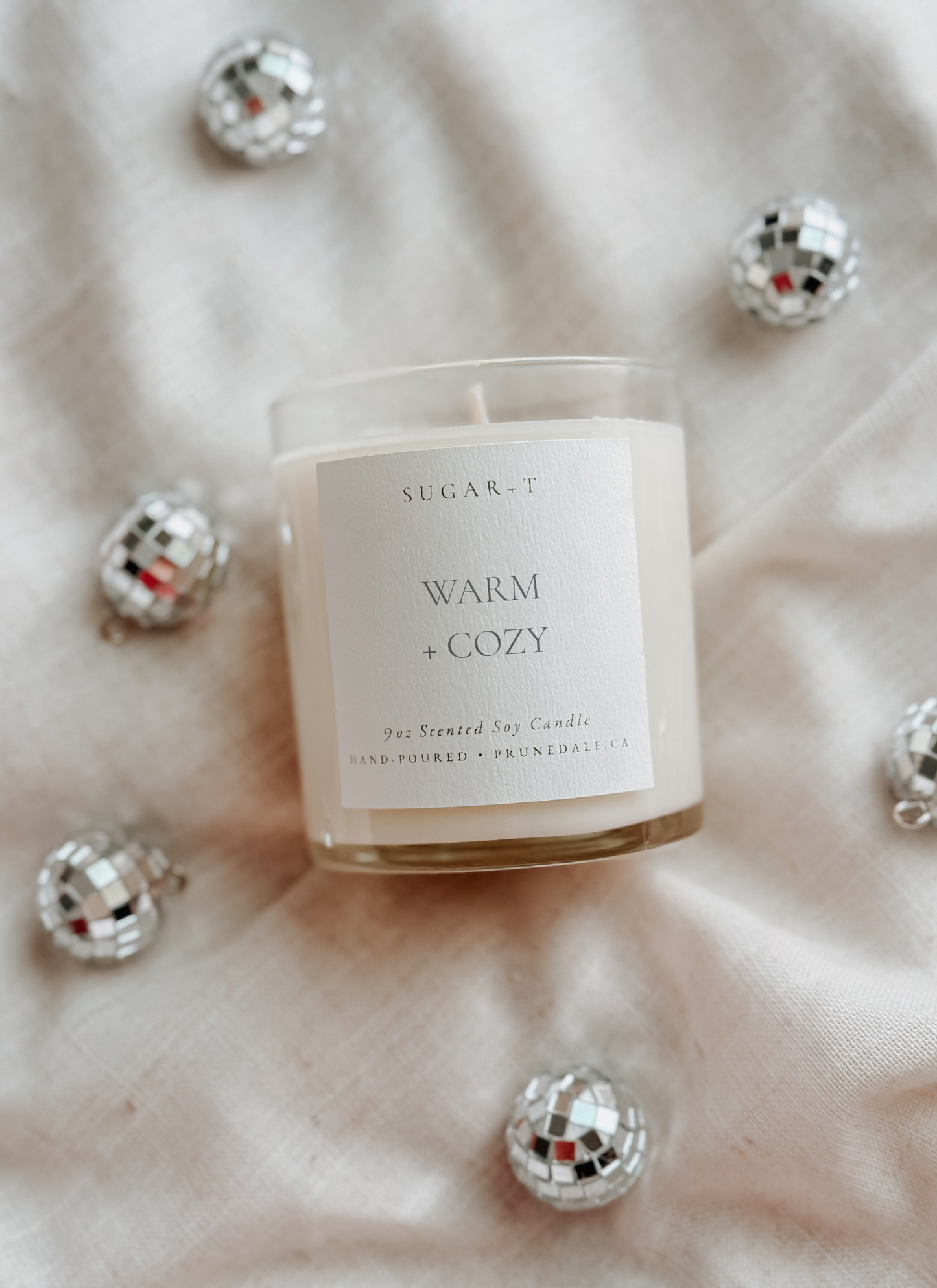 Warm + Cozy Scented Candle