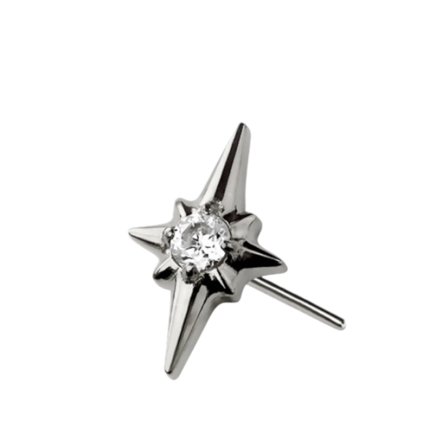 North Star Titanium Flat Back Labret