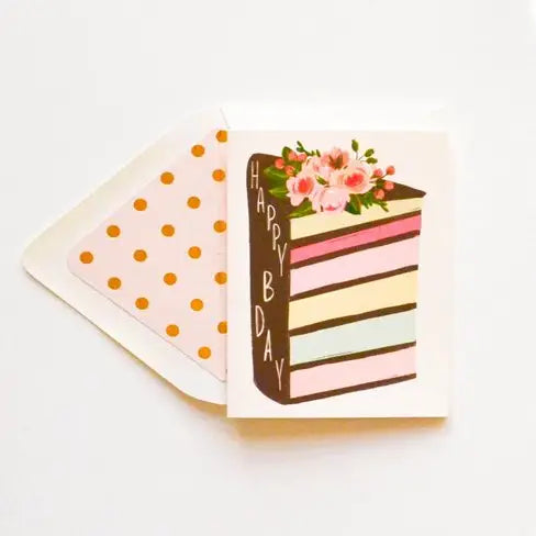 Greeting Card - Birthday Cake