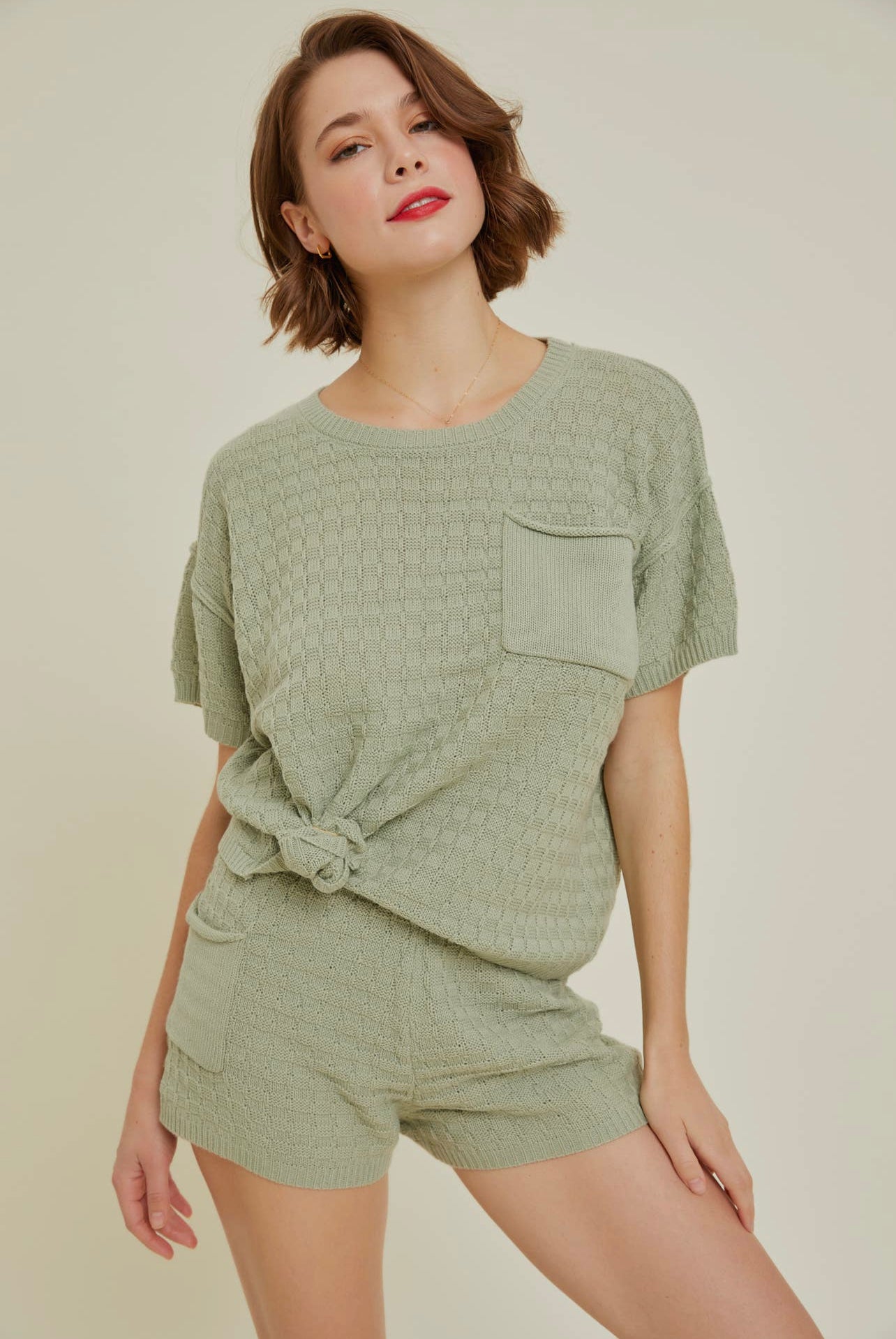 Moonchild CURVE - Shorts Set - Sage