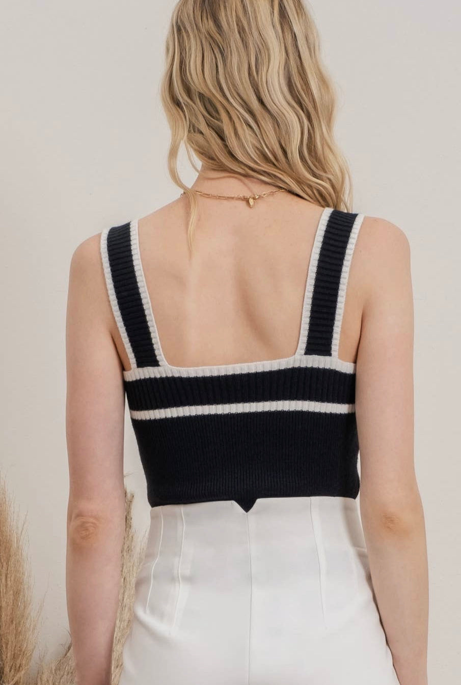 Moonchild - Black Knit Tank