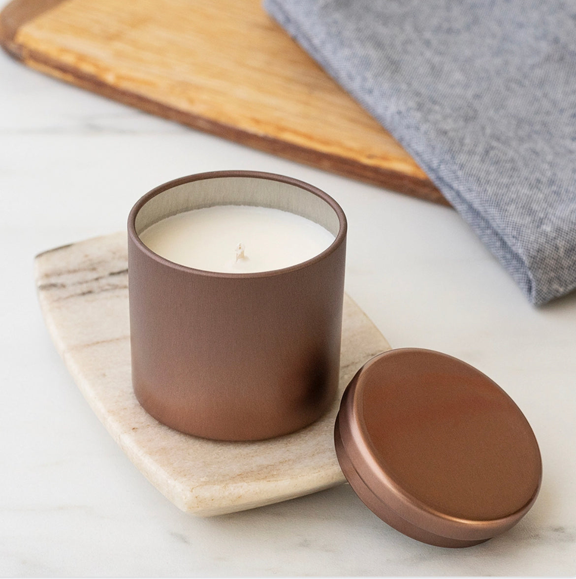 Custom 3oz Tin Candle - Bronze 100+