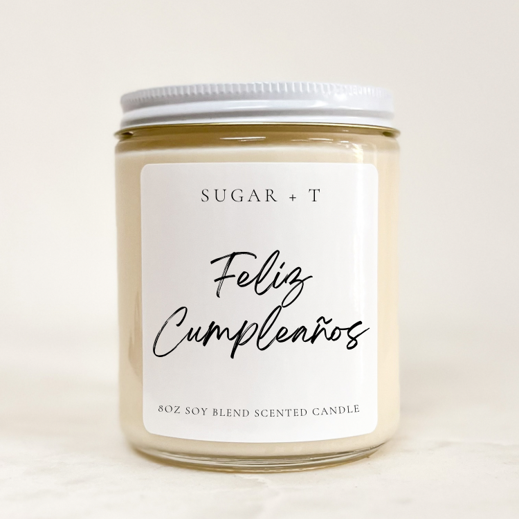 “Feliz Cumpleaños” Scented Candle