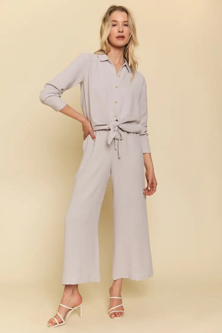 Moonchild - Textured Button Down Top