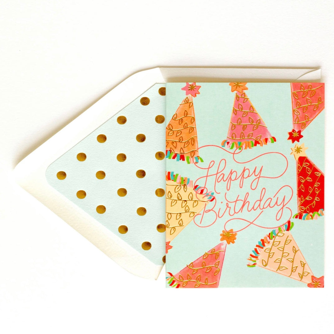 Greeting Card - Birthday Hats