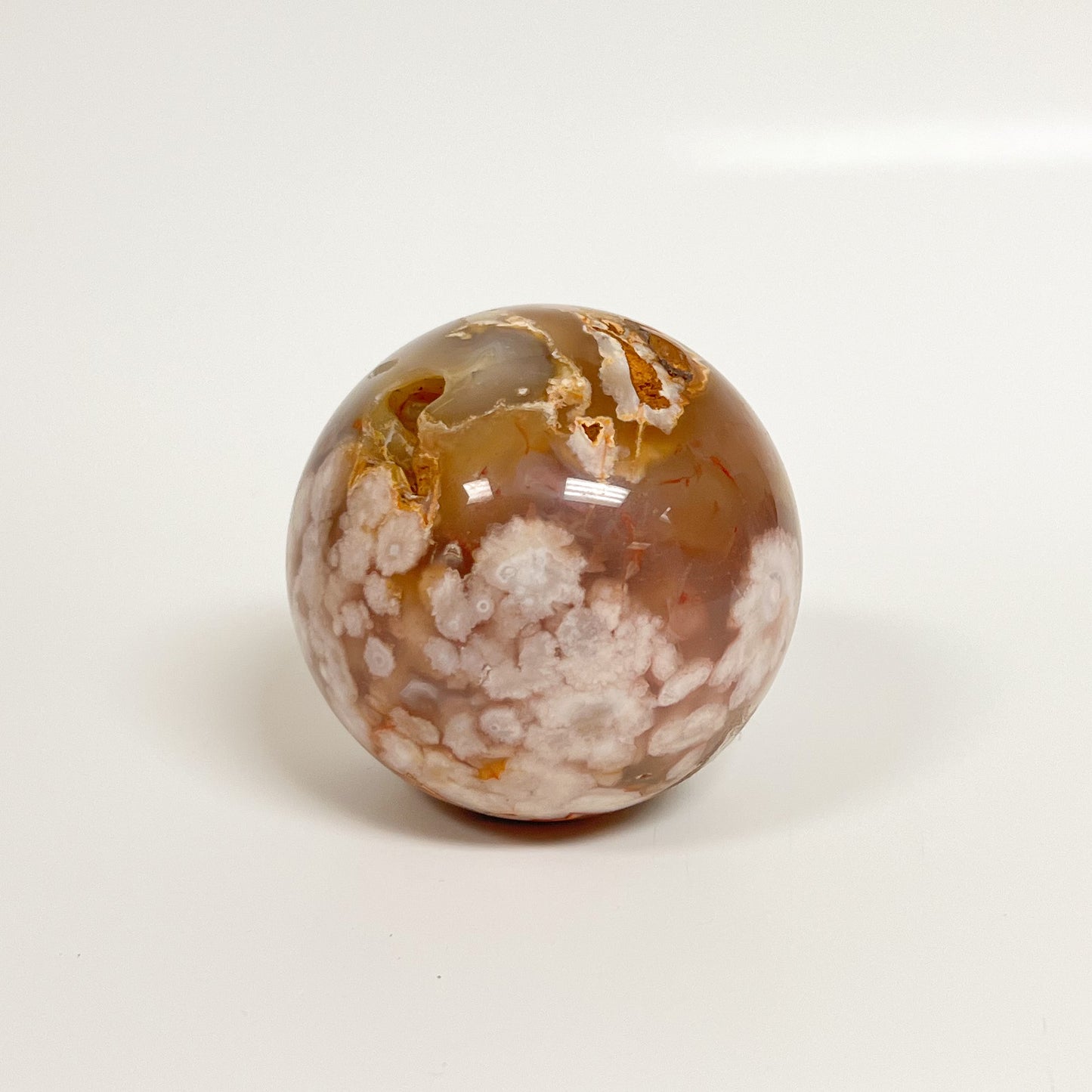 Flower Agate Sphere