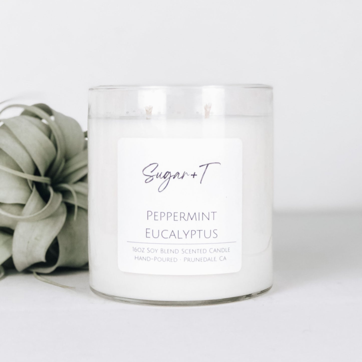 Peppermint Eucalyptus Scented Candle