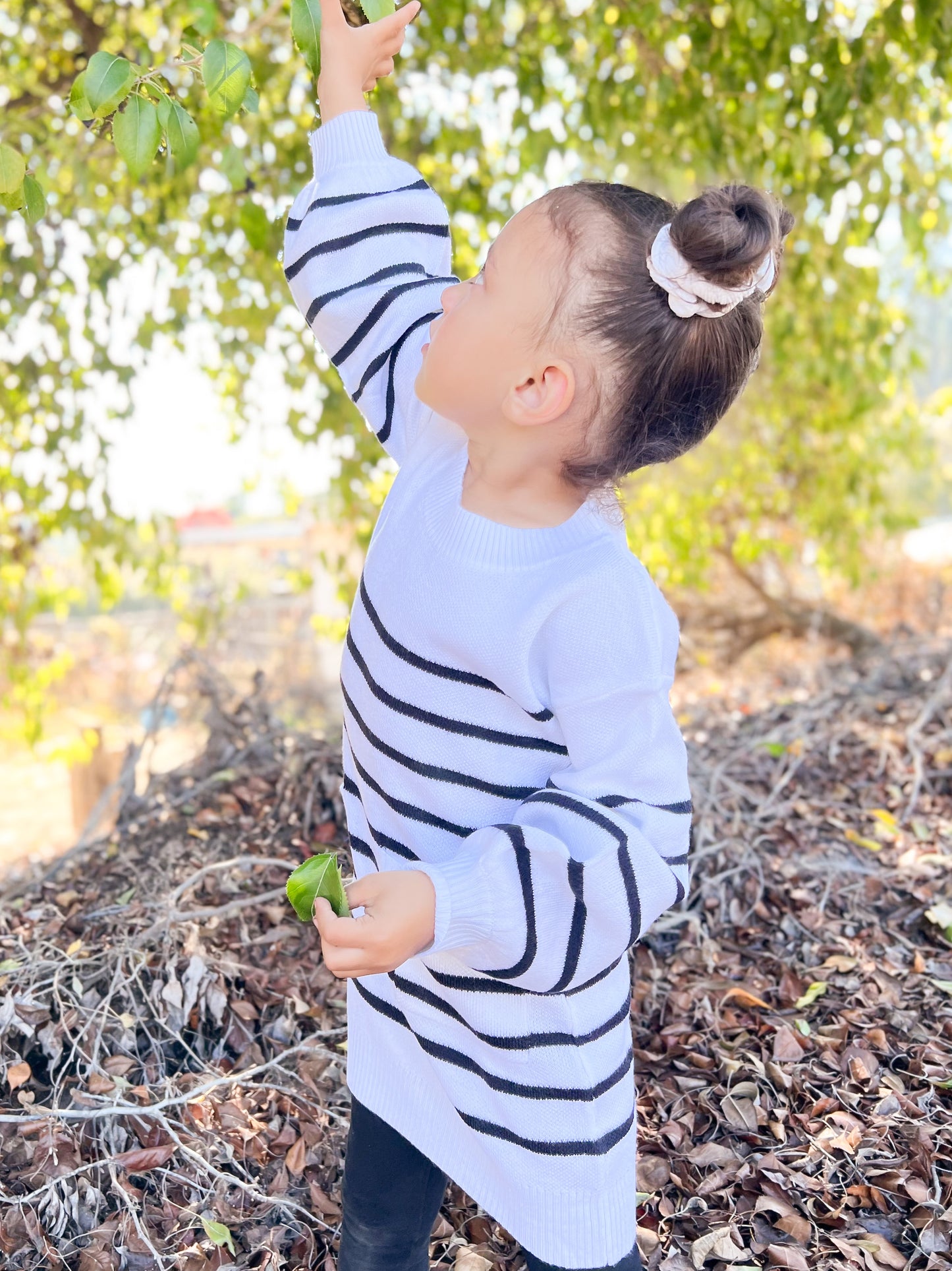 Maddie Girl - Black Striped Sweater