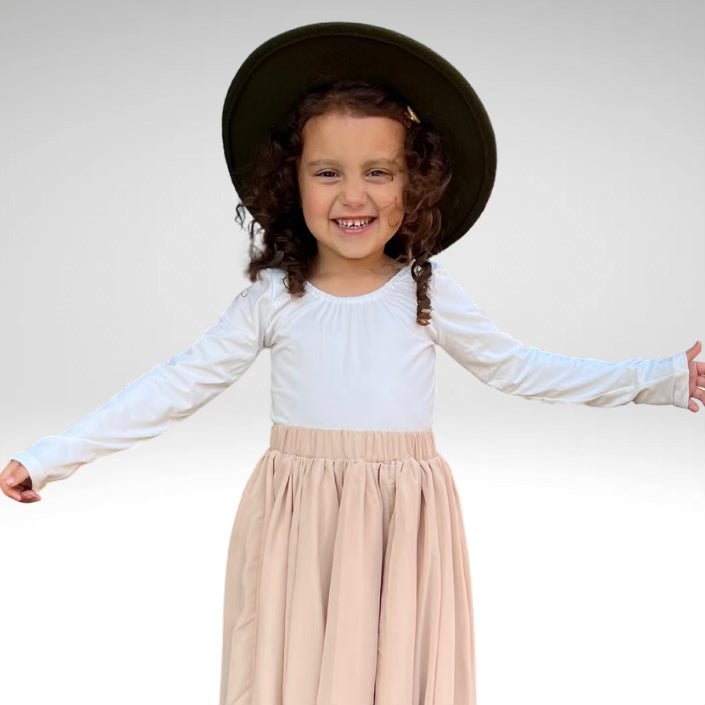 Maddie Girl - Aurora Skirt - Champagne