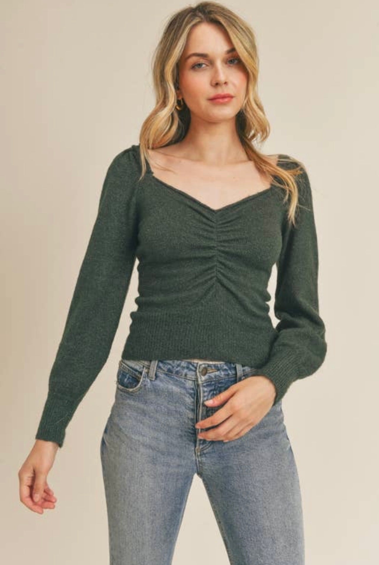 Moonchild - Emerald Knit Top