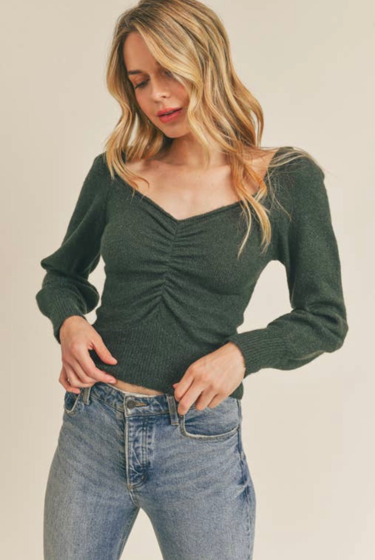 Moonchild - Emerald Knit Top
