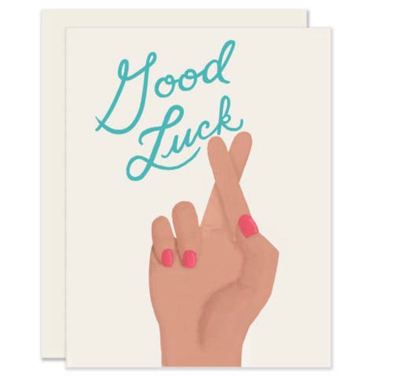 Greeting Card - Fingers Crossed