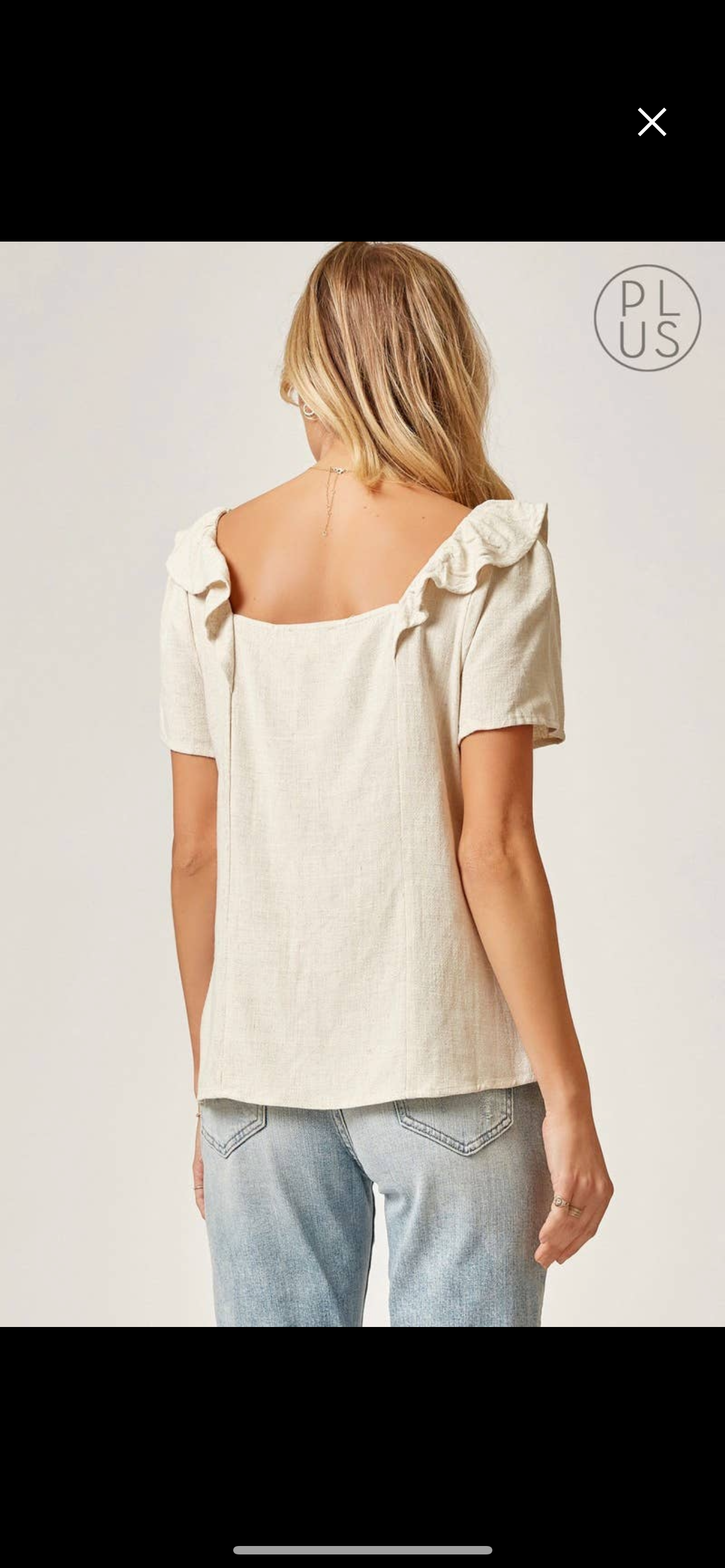 Moonchild CURVE - Short Sleeve Detail Top