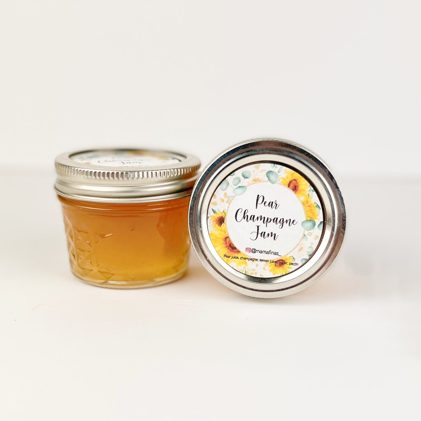 MamaFinas Pear Champagne Jam