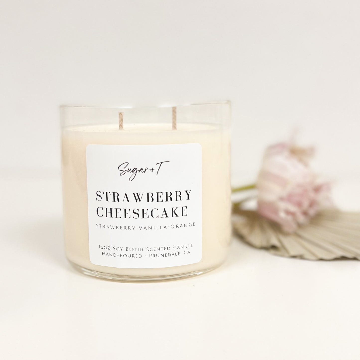 Strawberry Cheesecake Scented Candle