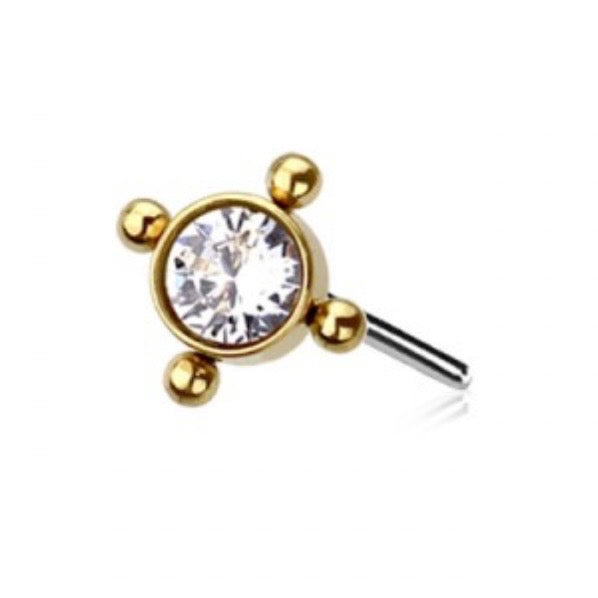 Astra Gold Flat Back Labret