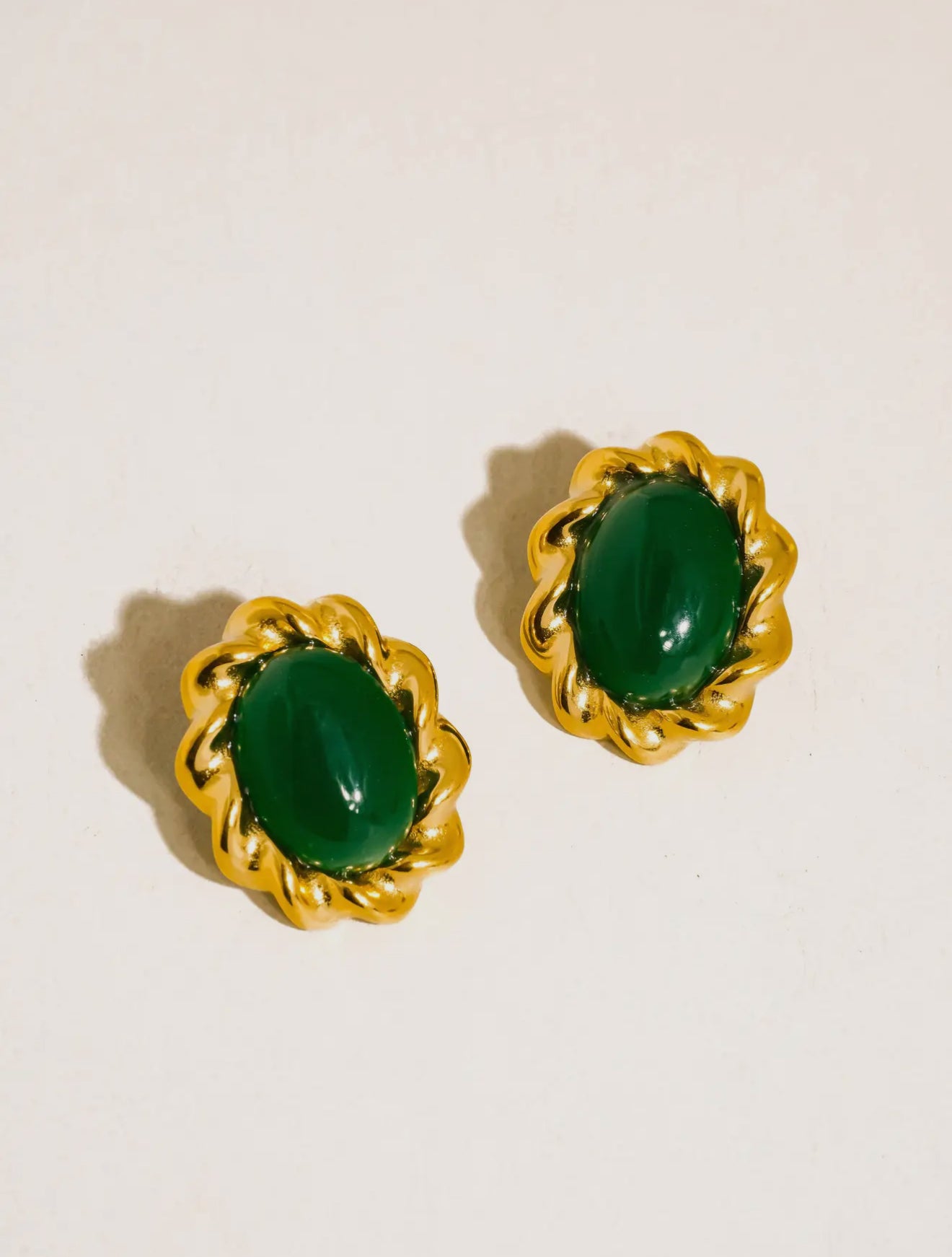 Green Vintage Earrings