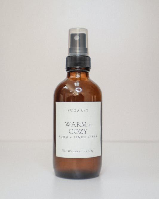 Warm + Cozy Room + Linen Spray