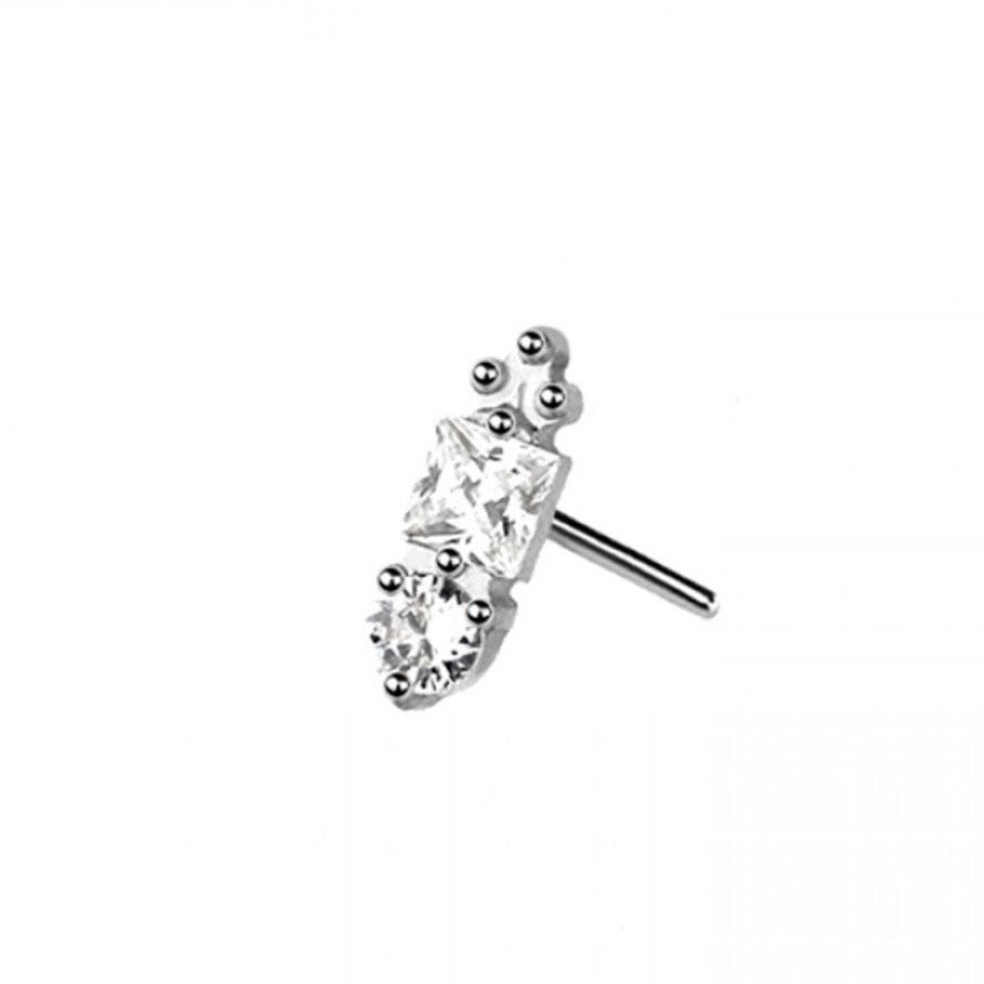 Rue Titanium Flat Back Labret