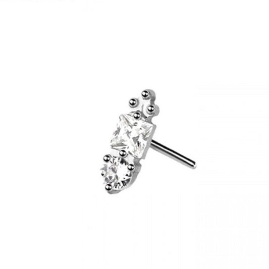 Rue Titanium Flat Back Labret