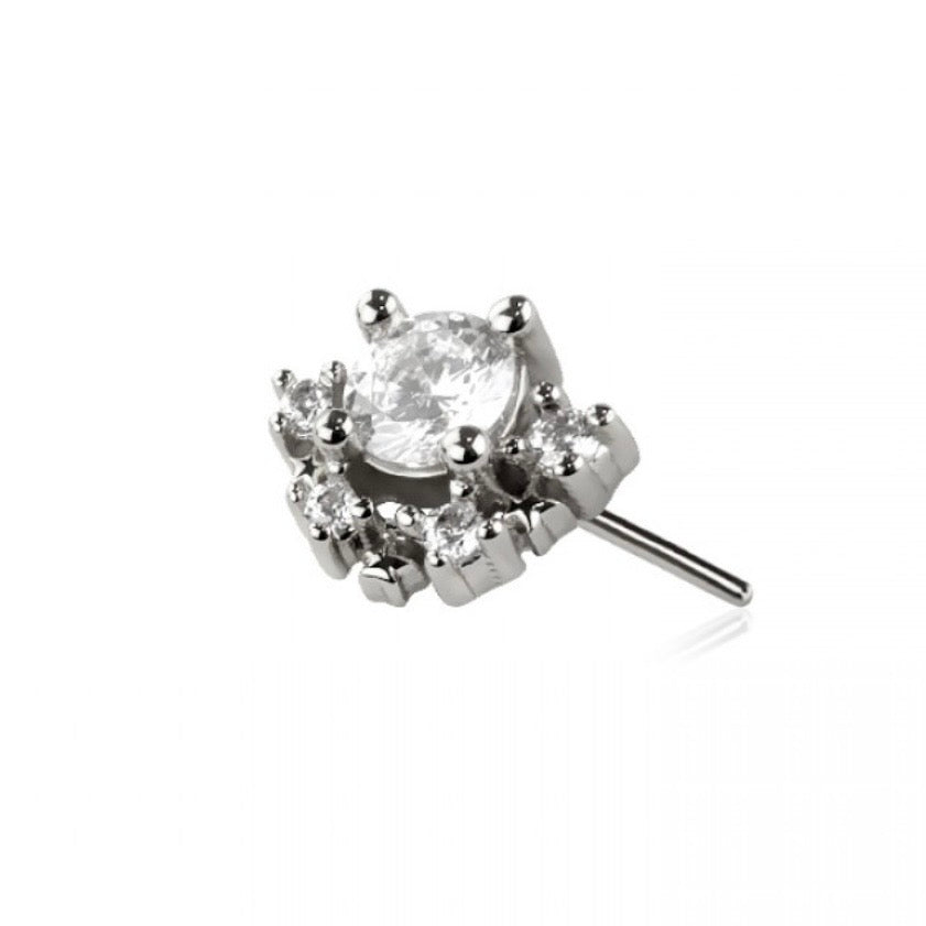 Celestial Halo Titanium Flat Back Labret