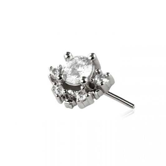 Celestial Halo Titanium Flat Back Labret