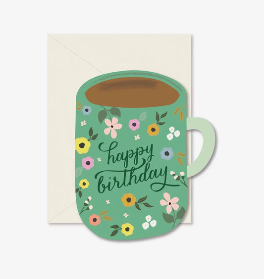 Greeting Card - Birthday Coffee Mug