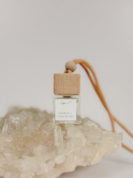 Amber + Oakmoss Car Diffuser