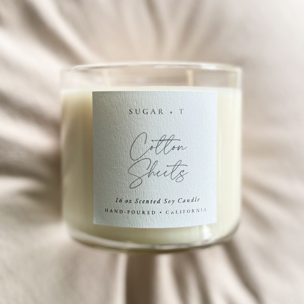 Cotton Sheets Scented Candle