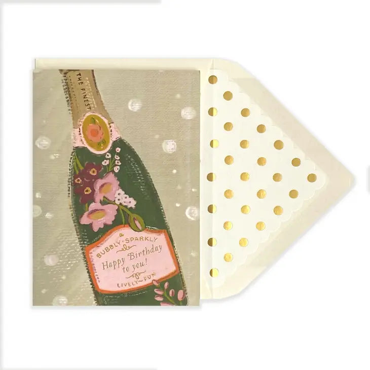 Greeting Card - Champagne Birthday