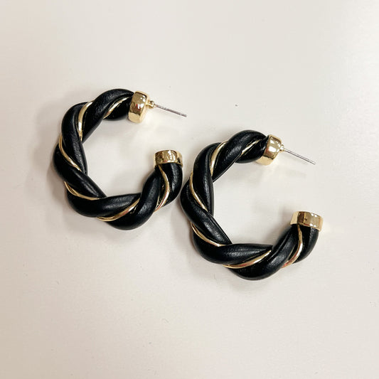 Moonchild -Black Eva Earrings