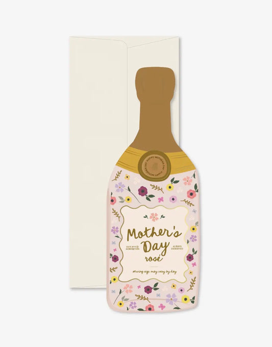 Greeting Card - Mother's Day Rose Bottle