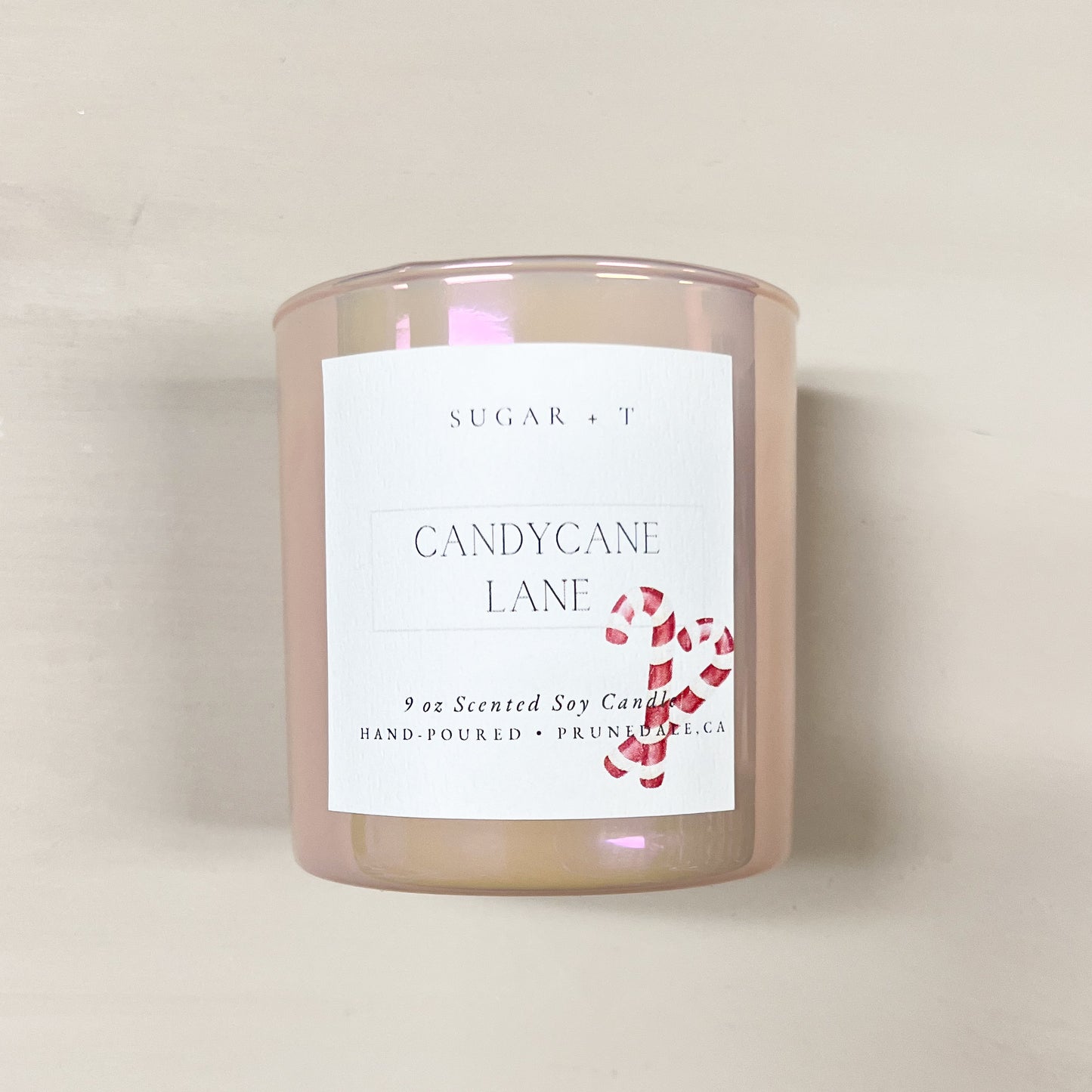 Holiday Candy Cane Lane Scented Candle ko