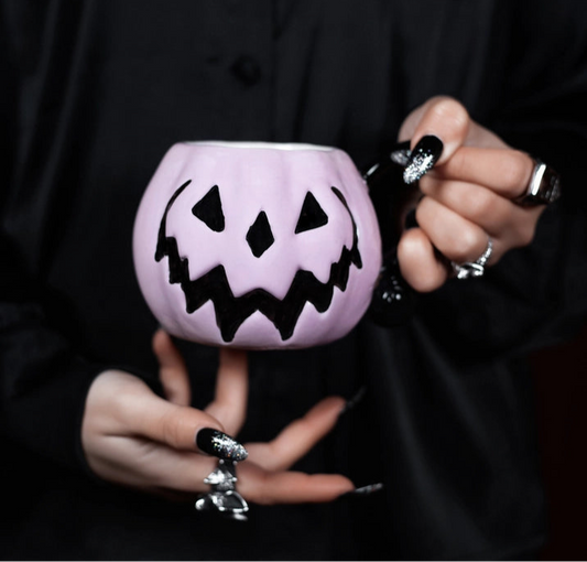Haunted Hallows Mug - Pink