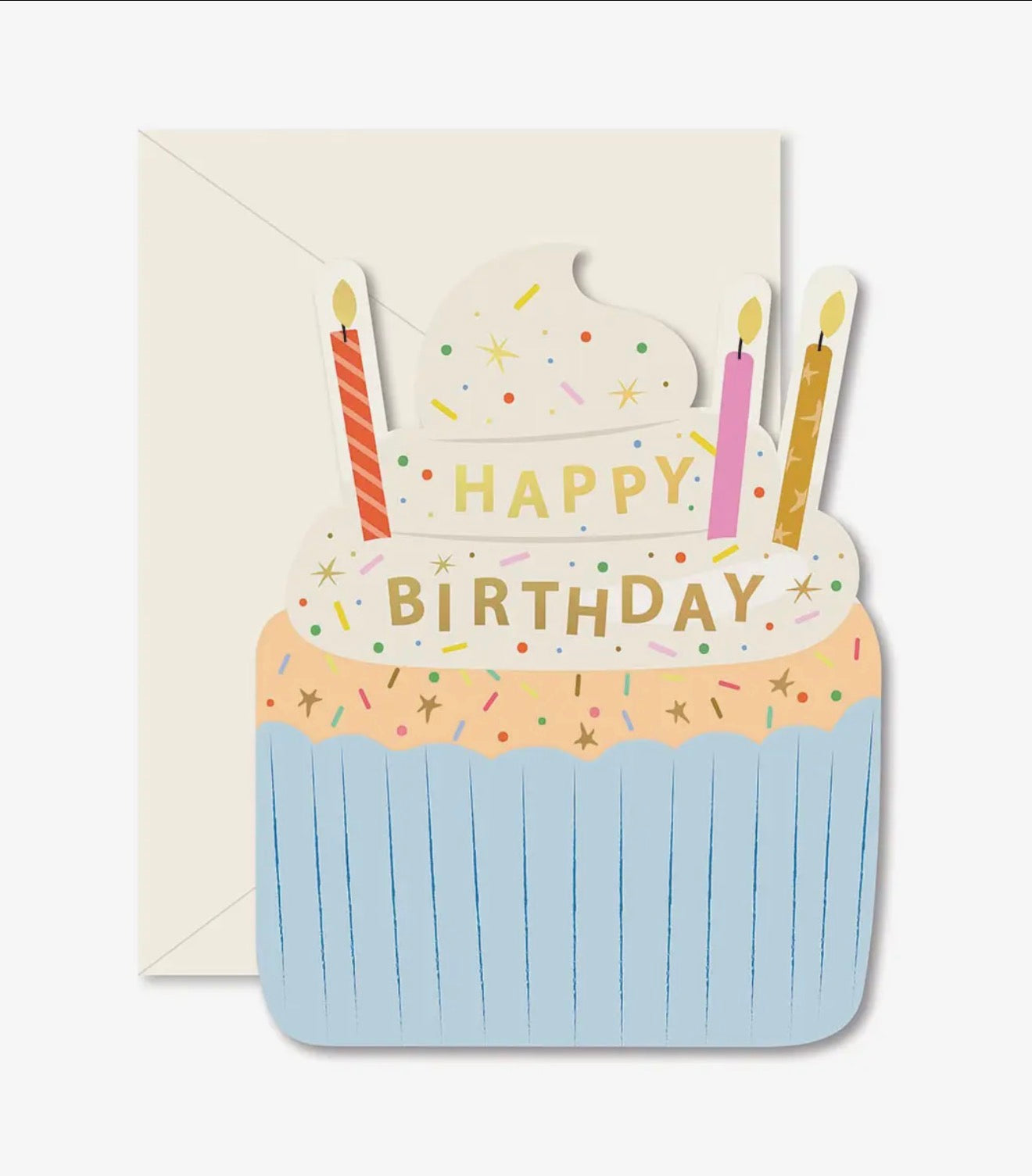 Greeting Card - Birthday Cupcake