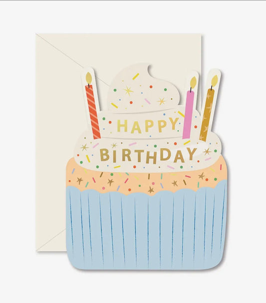Greeting Card - Birthday Cupcake